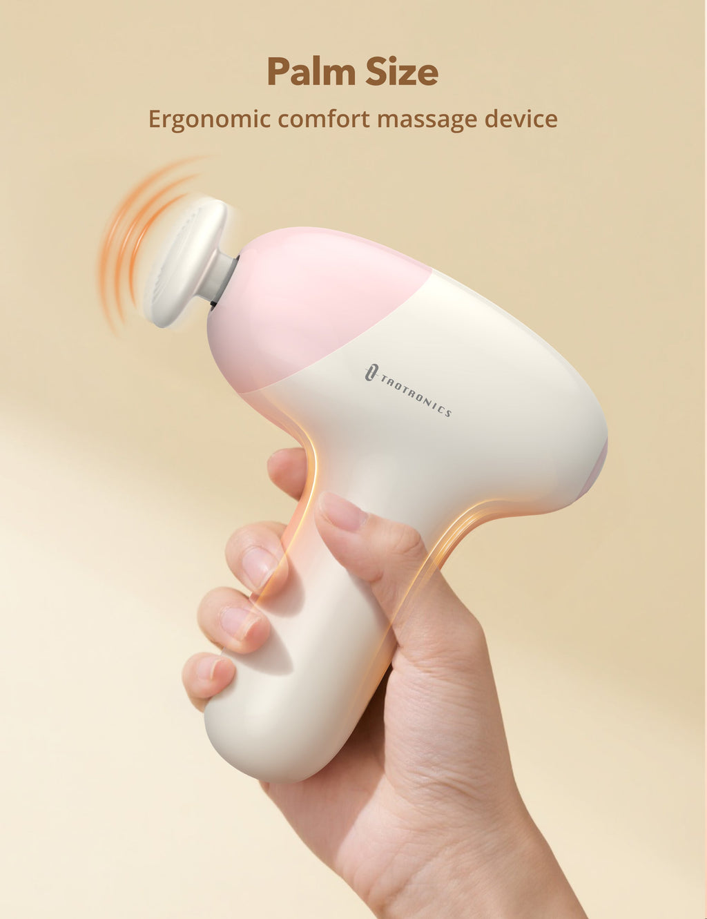TaoTronics TT-PCA007 Mini Massage Gun, Portable Full Body Massager for Everyday Muscle Relief