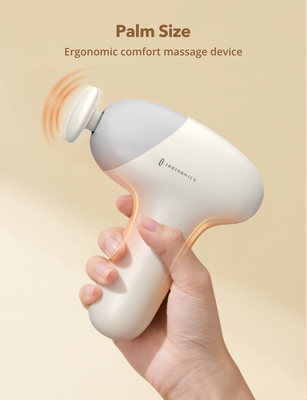 TaoTronics TT-PCA007 Mini Massage Gun, Portable Full Body Massager for Everyday Muscle Relief