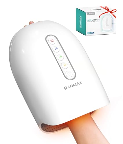 Cordless Hand Massager with Heat and Compression