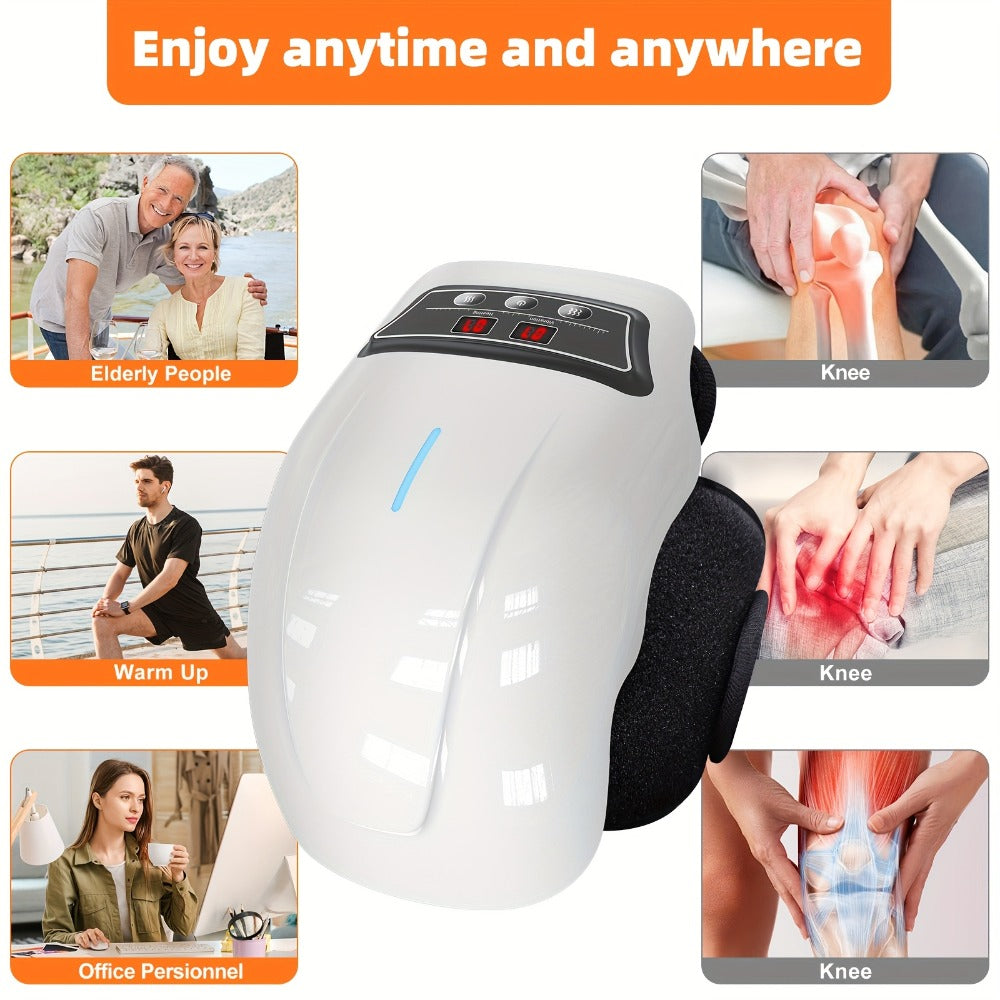 Knee Massager with Heat - 9 Heating Modes & 9 Vibration Speeds for Home or Salon Spa Use, with the Listed Configuration