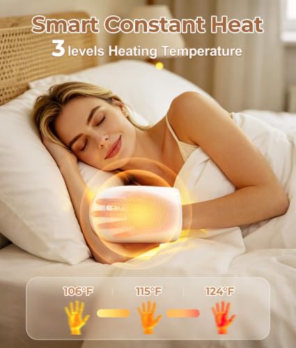Cordless Hand Massager with Heat and Compression