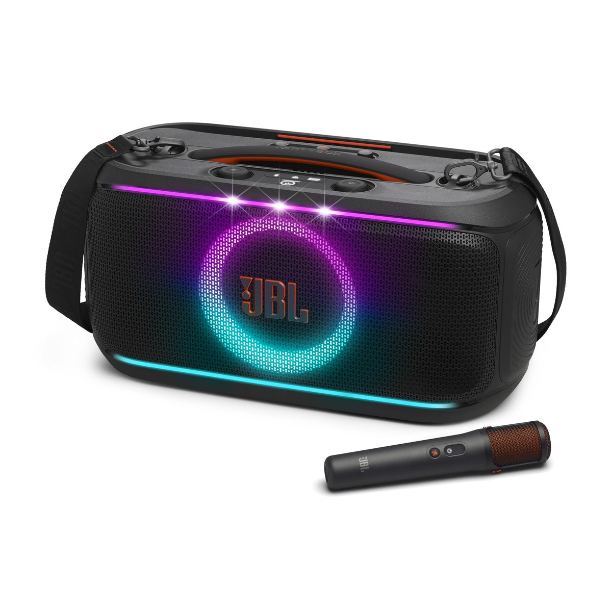 JBL PartyBox On-The-Go 2 - Portable Party Speaker (Black)