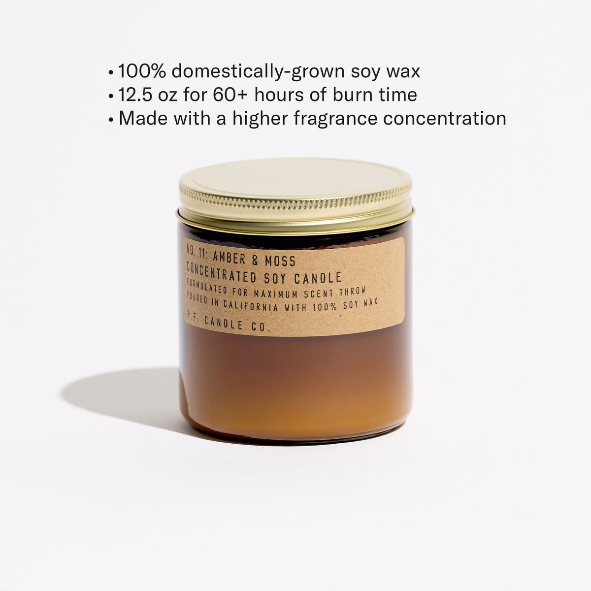 Amber & Moss – Large Concentrated Candle