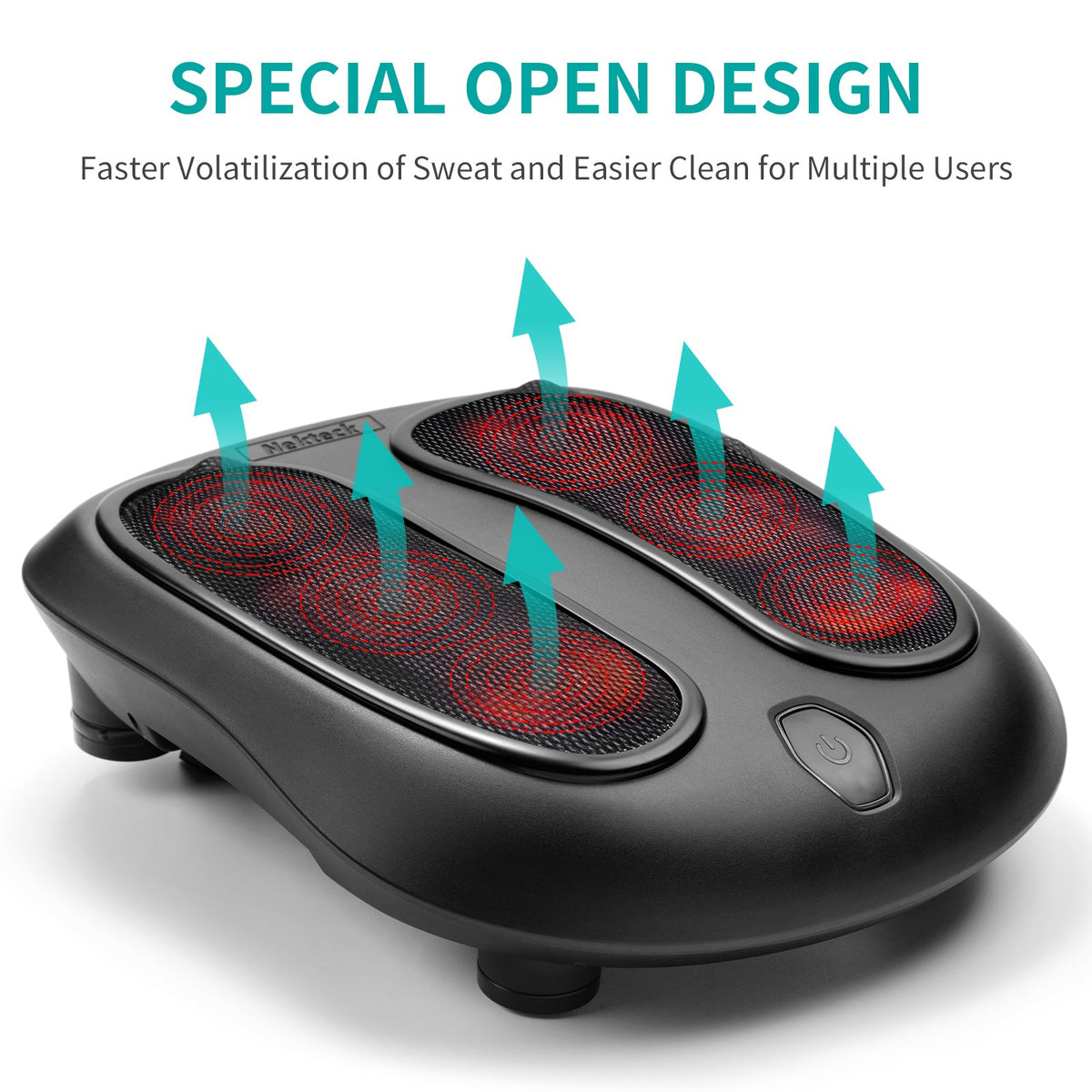 Nekteck Toe-touch Deep Kneading Foot Massager with Heat