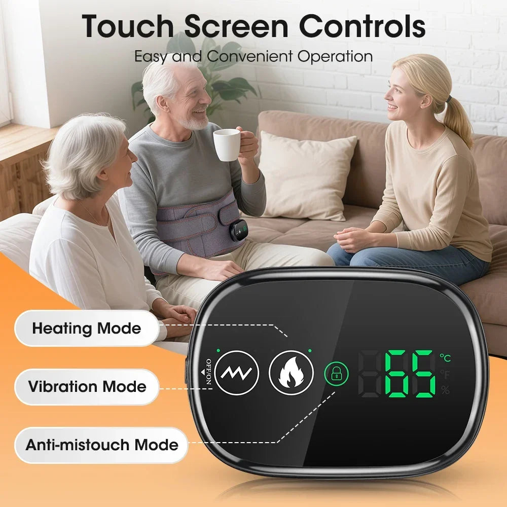 Hailicare Heating Waist Massager Belt | 5000mAh Red Light