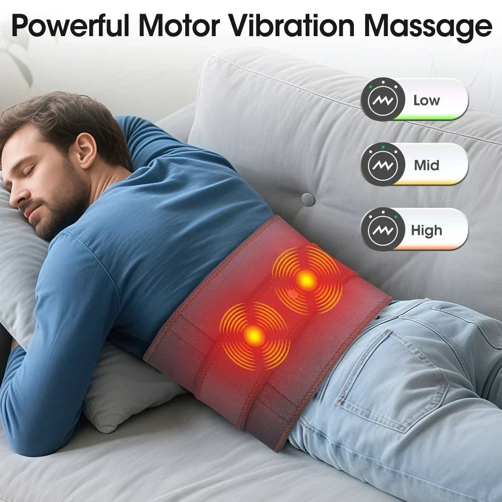 Hailicare Heating Waist Massager Belt | 5000mAh Red Light