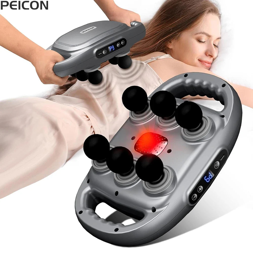 Professional Fascia Massage Gun – 16 Heads, Deep Tissue Relief