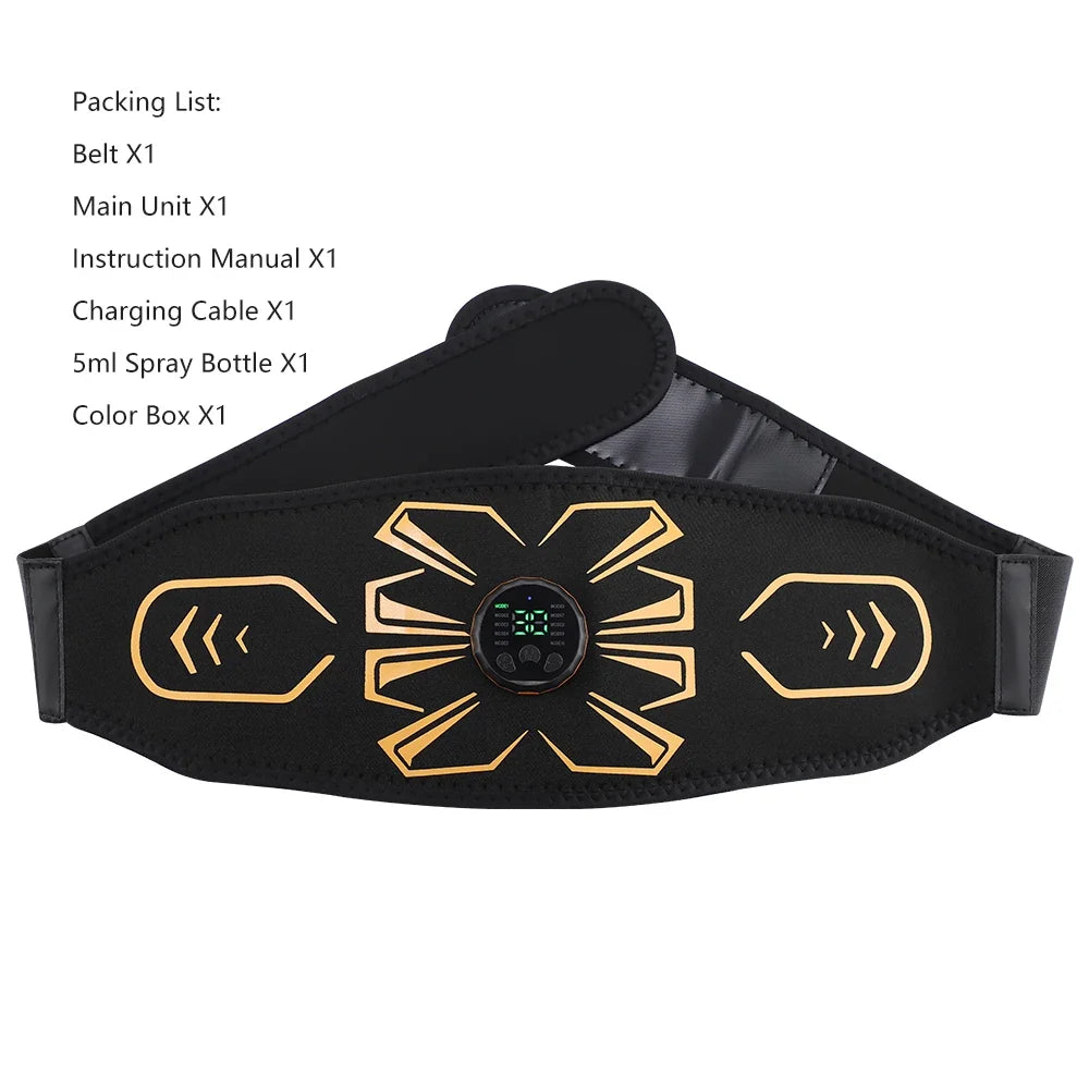 Hailicare EMS Abdominal Toning Belt – 10 Modes, 30 Levels