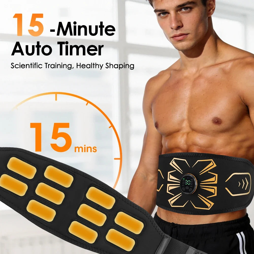 Hailicare EMS Abdominal Toning Belt – 10 Modes, 30 Levels