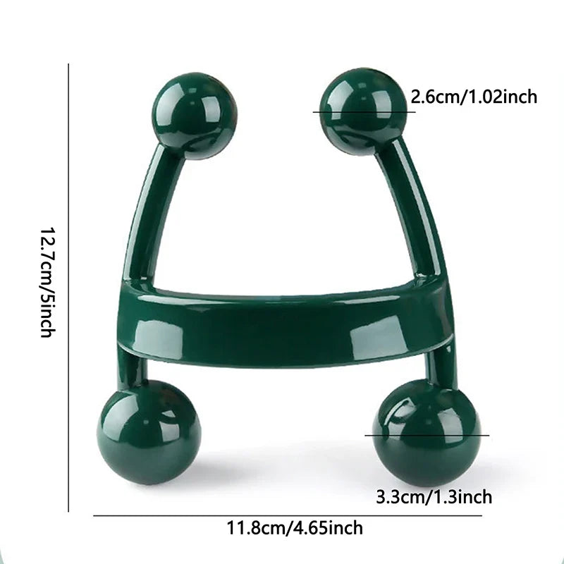 H-Shape Trigger Point Handheld Massager | Back & Body Tool