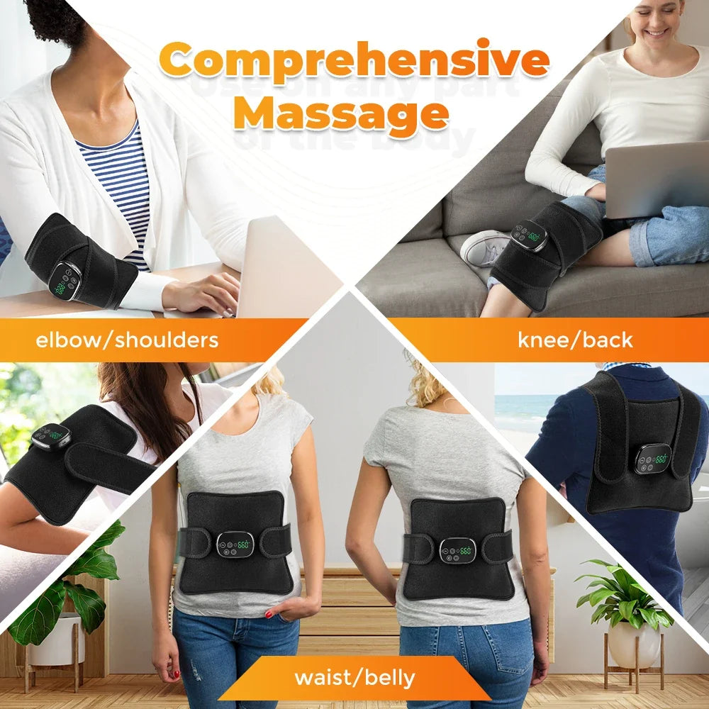 Hailicare Cordless Infrared Waist Massager – Vibration & Heat Belt