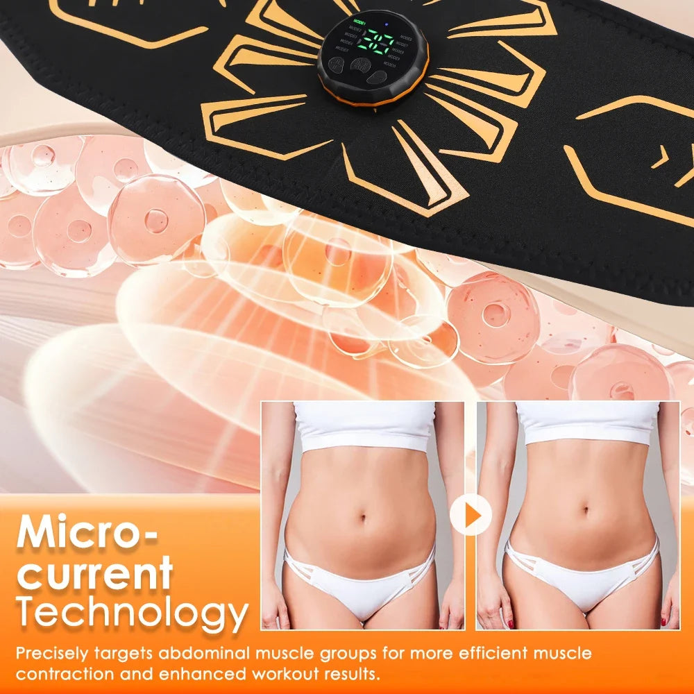 Hailicare EMS Abdominal Toning Belt – 10 Modes, 30 Levels