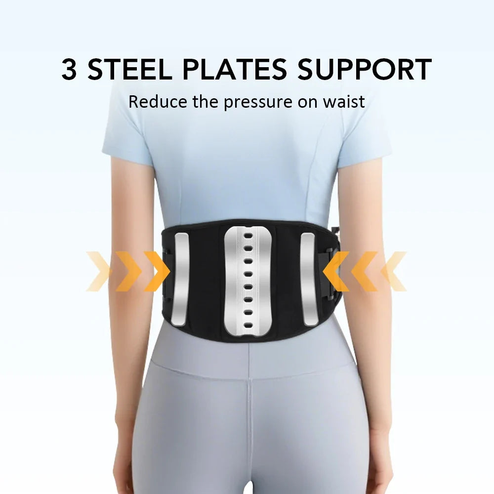 Hailicare Heated Back Massager Belt | Vibration Lumbar Support