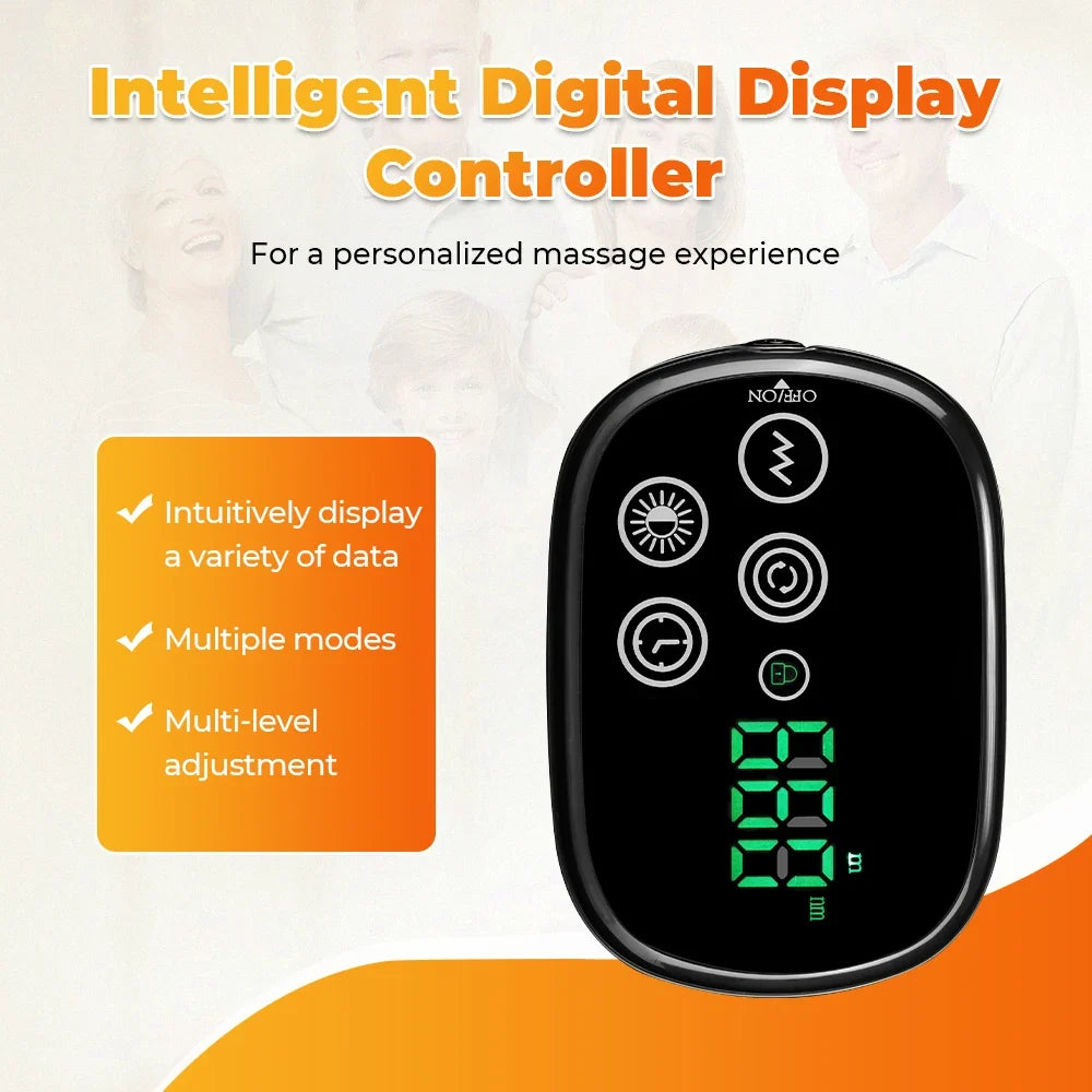 Hailicare Cordless Infrared Waist Massager – Vibration & Heat Belt