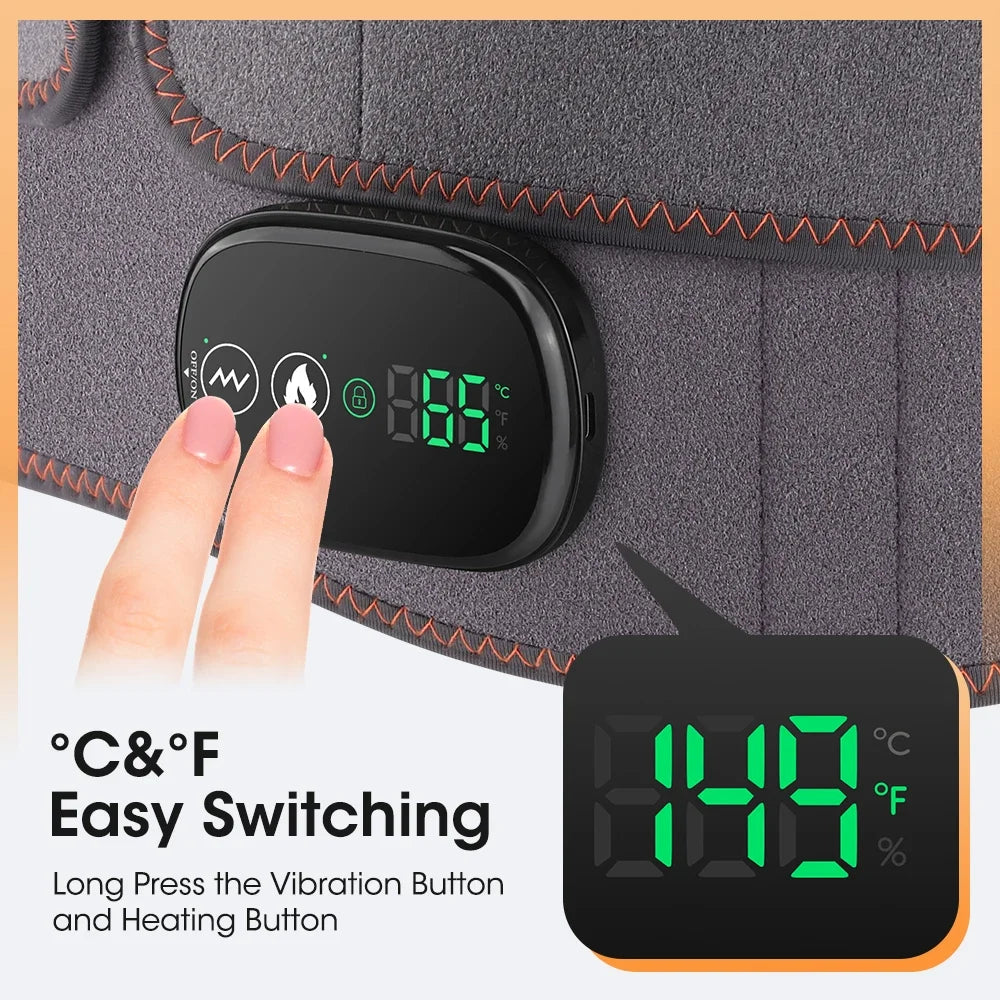 Hailicare Heating Waist Massager Belt | 5000mAh Red Light