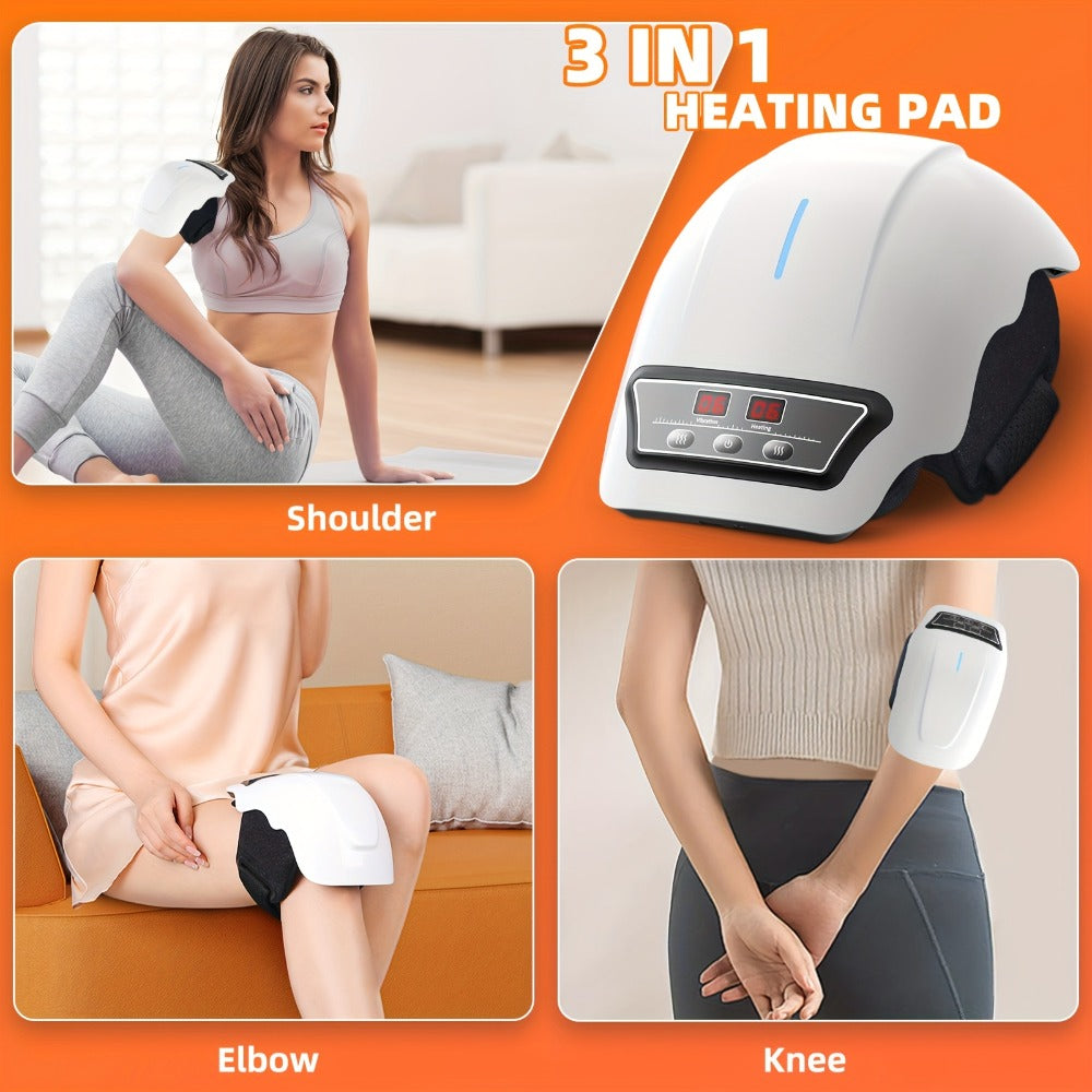 Knee Massager with Heat - 9 Heating Modes & 9 Vibration Speeds for Home or Salon Spa Use, with the Listed Configuration