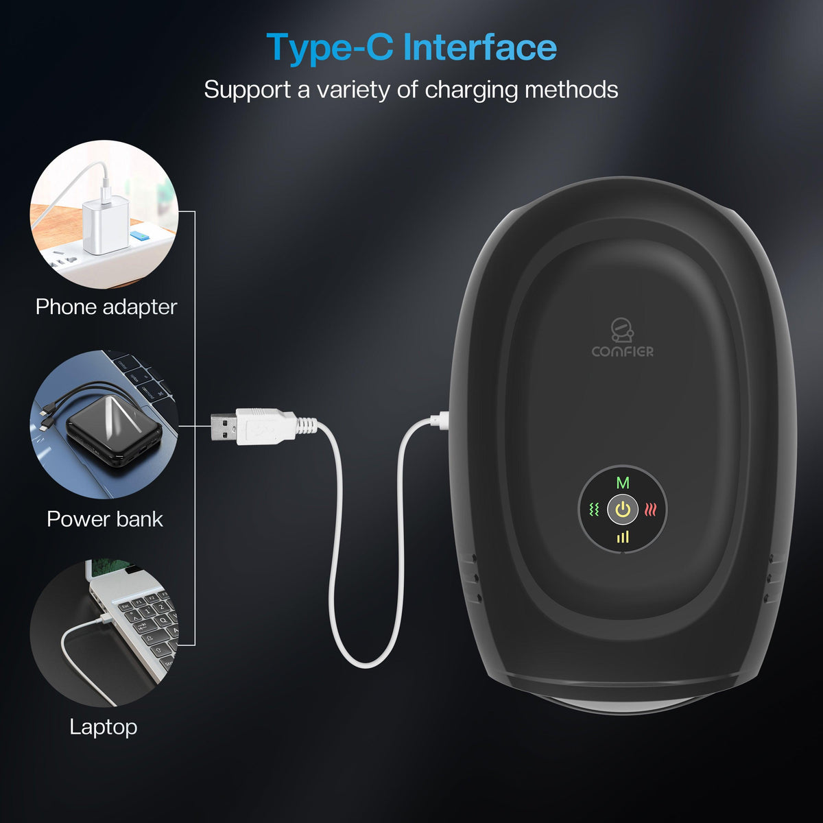 Wireless Hand Massager with APP Control, Hand Wrist Finger Massager - 4101