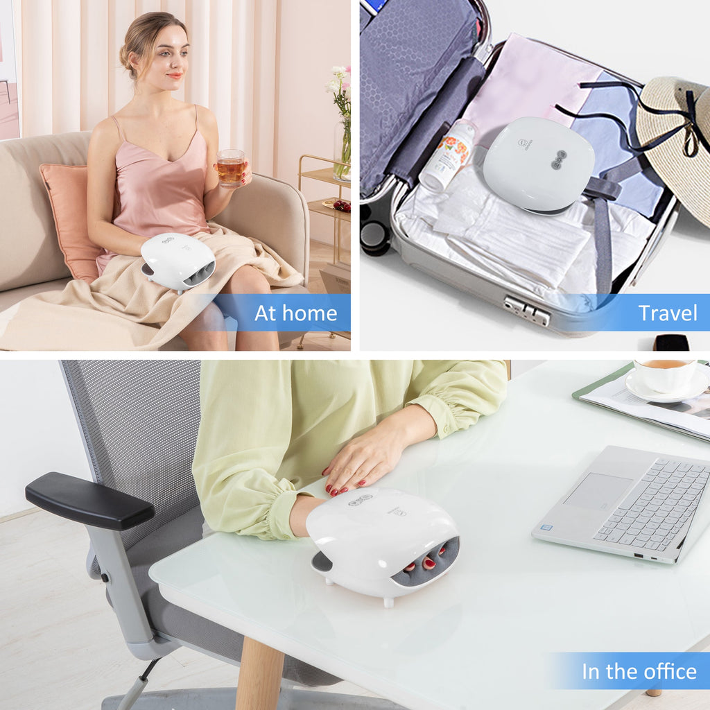 Wireless Hand Massager, 3 Levels Compression & Heating - 4803
