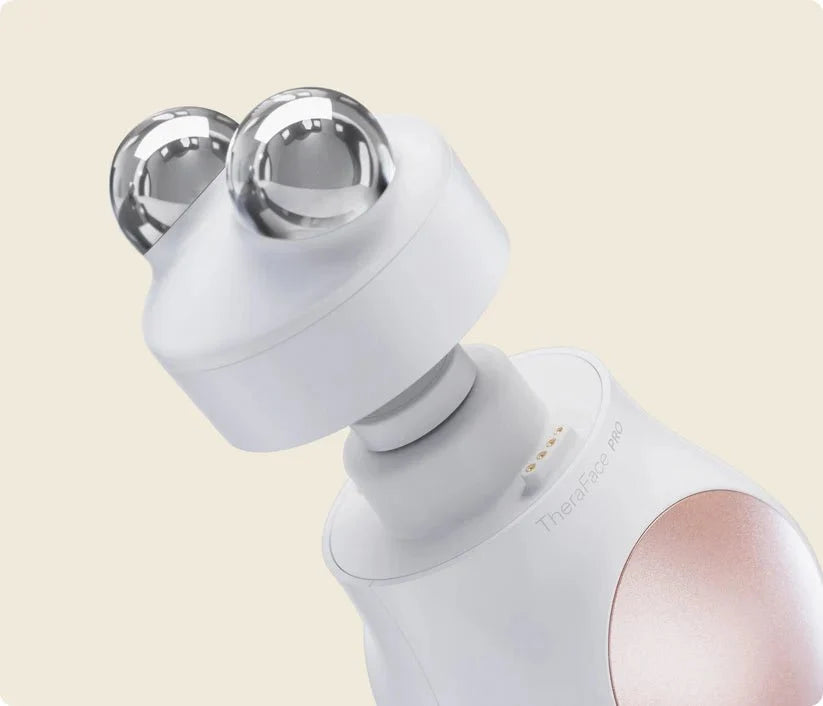TheraFace PRO All-in-One Skincare Device with LED Light, Microcurrent & Facial Massage (White)